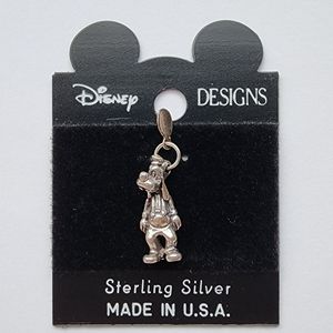 Disney's Goofy Character Vintage Sterling Silver Charm for Bracelet